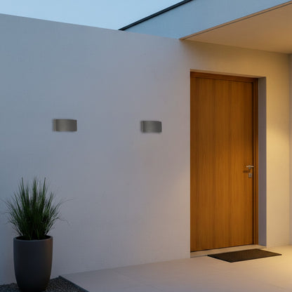 SIXOAD KLV-101-0010 Φωτιστικό Τοίχου / Απλίκα LED 18W 1980lm 30° AC 220-240V Αδιάβροχο IP65 Φυσικό Λευκό 4500K - CREE XPE Chip & TÜV SÜD Driver - Γκρι Ανθρακί Ματ - Μ17 x Π4 x Υ8