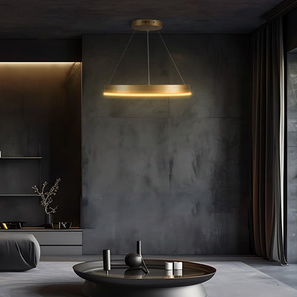 VENOM KLV-101-0189 Κρεμαστό Φωτιστικό Οροφής LED 45W 4500lm 120° AC 220-240V IP20 Ρυθμιζόμενο Λευκό CCT με Χειριστήριο από 2700K έως 6000K Dimmable - Lumileds SMD Chip - Χρυσό Πλατίνα - Μ60 x Π60 x Υ6.5