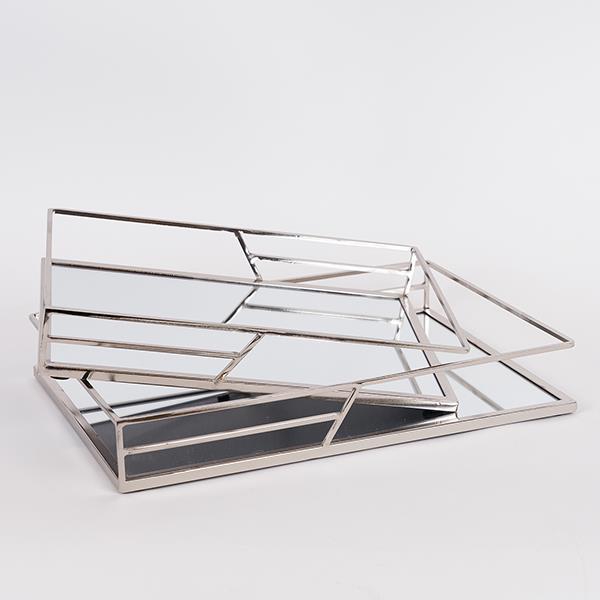 S/2 ΔΙΣΚΟΣ ΜΕΤΑΛΛΙΚΟΣ ΜΕ ΚΑΘΡΕΦΤΗ ΑΣΗΜΙ 35x25x5/31x21x5