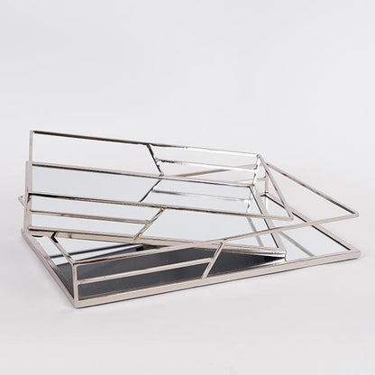 S/2 ΔΙΣΚΟΣ ΜΕΤΑΛΛΙΚΟΣ ΜΕ ΚΑΘΡΕΦΤΗ ΑΣΗΜΙ 35x25x5/31x21x5