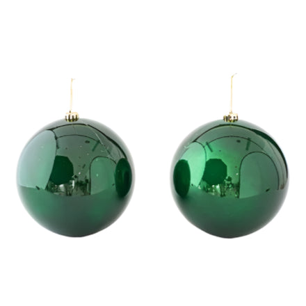 ΠΛΑΣΤΙΚΗ ΜΠΑΛΑ ΠΡΑΣΙΝΗ ΓΥΑΛΙΣΤΕΡΗ ΣΕΤ 2 ΤΜΧ 20εκ