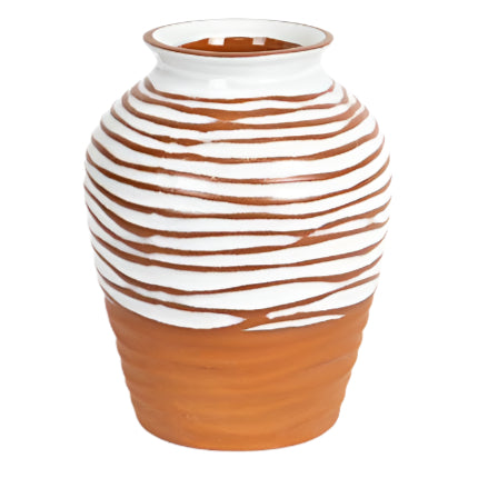 ΒΑΖΟ ΚΕΡΑΜΙΚΟ ΤΕΡΑΚΟΤΑ & ΑΣΠΡΟ 16x16x20