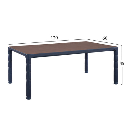 PROFESSIONAL COFFEE TABLE BELEN WALNUT 120x60x45