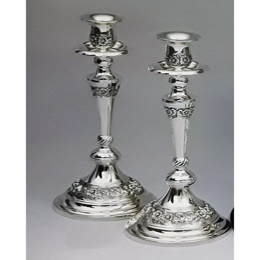 Σετ Επάργυρο Κηροπήγιο Σκαλιστό