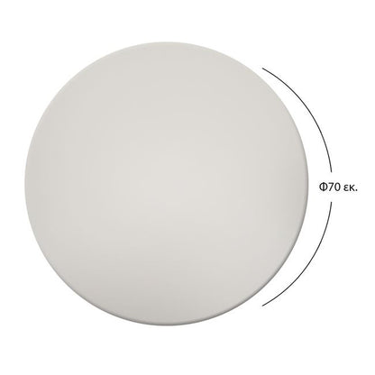 TABLETOP 101 WERZALIT WHITE COLOR Ø70x2.5