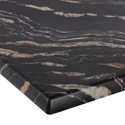 ΕΠΙΦΑΝΕΙΑ ΤΡΑΠΕΖΙΟΥ WERZALIT BLACK GOLD MARBLE 60x60x3.5