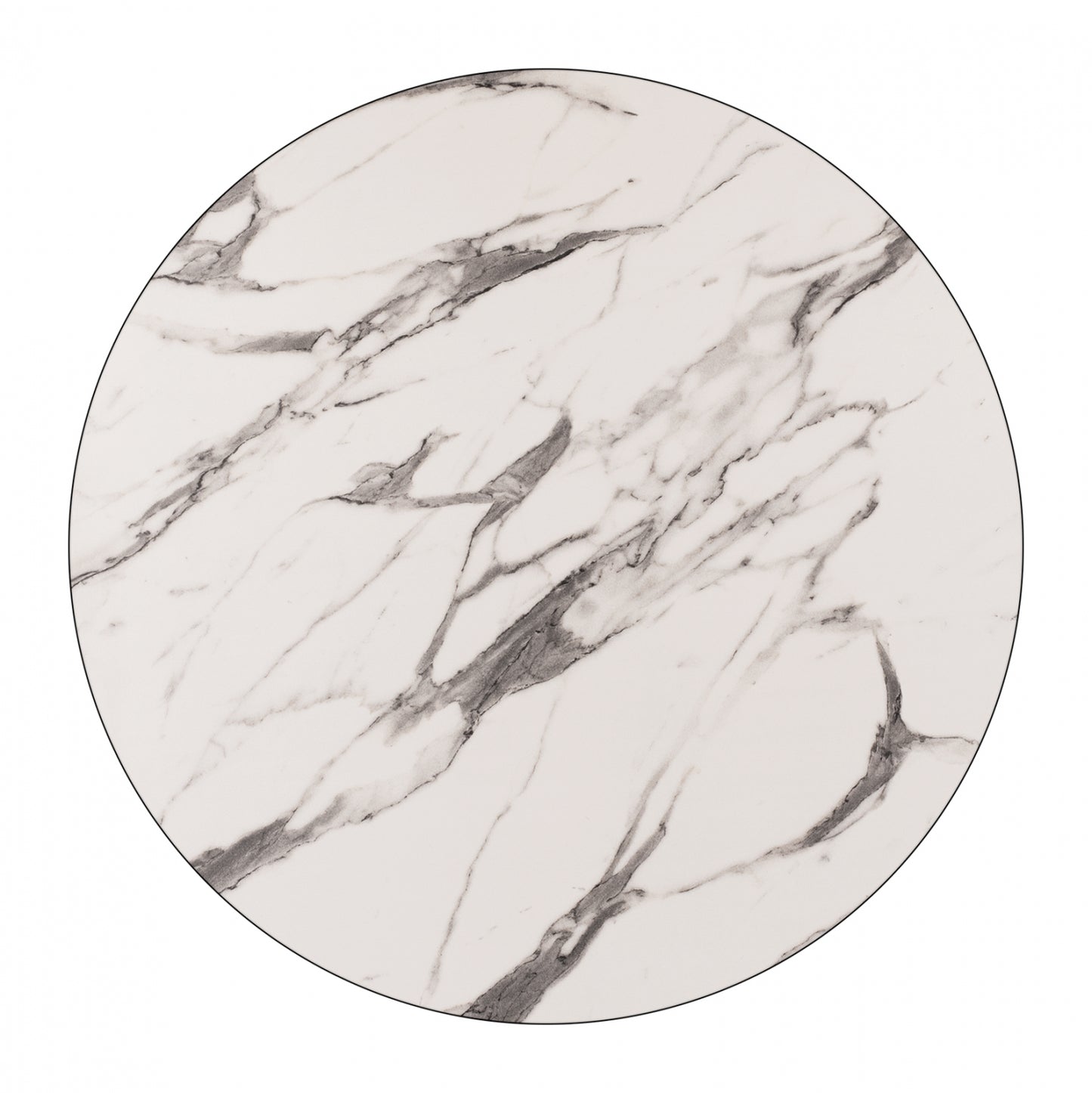 ΕΠΙΦΑΝΕΙΑ ΤΡΑΠΕΖΙΟΥ HPL MARBLE WHITE GREY Φ60εκ