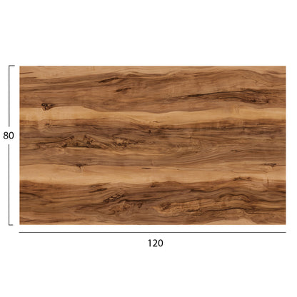 ΕΠΙΦΑΝΕΙΑ ΤΡΑΠΕΖΙΟΥ HPL ΟΡΘΟΓΩΝΙΑ INDIAN SHEESHAM 120x80εκ