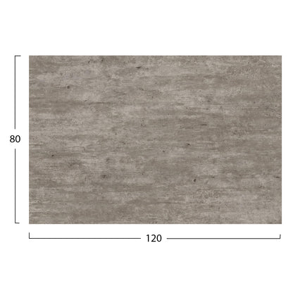 HPL RECTANGULAR TABLE TOP CONCRETE 120x80cm