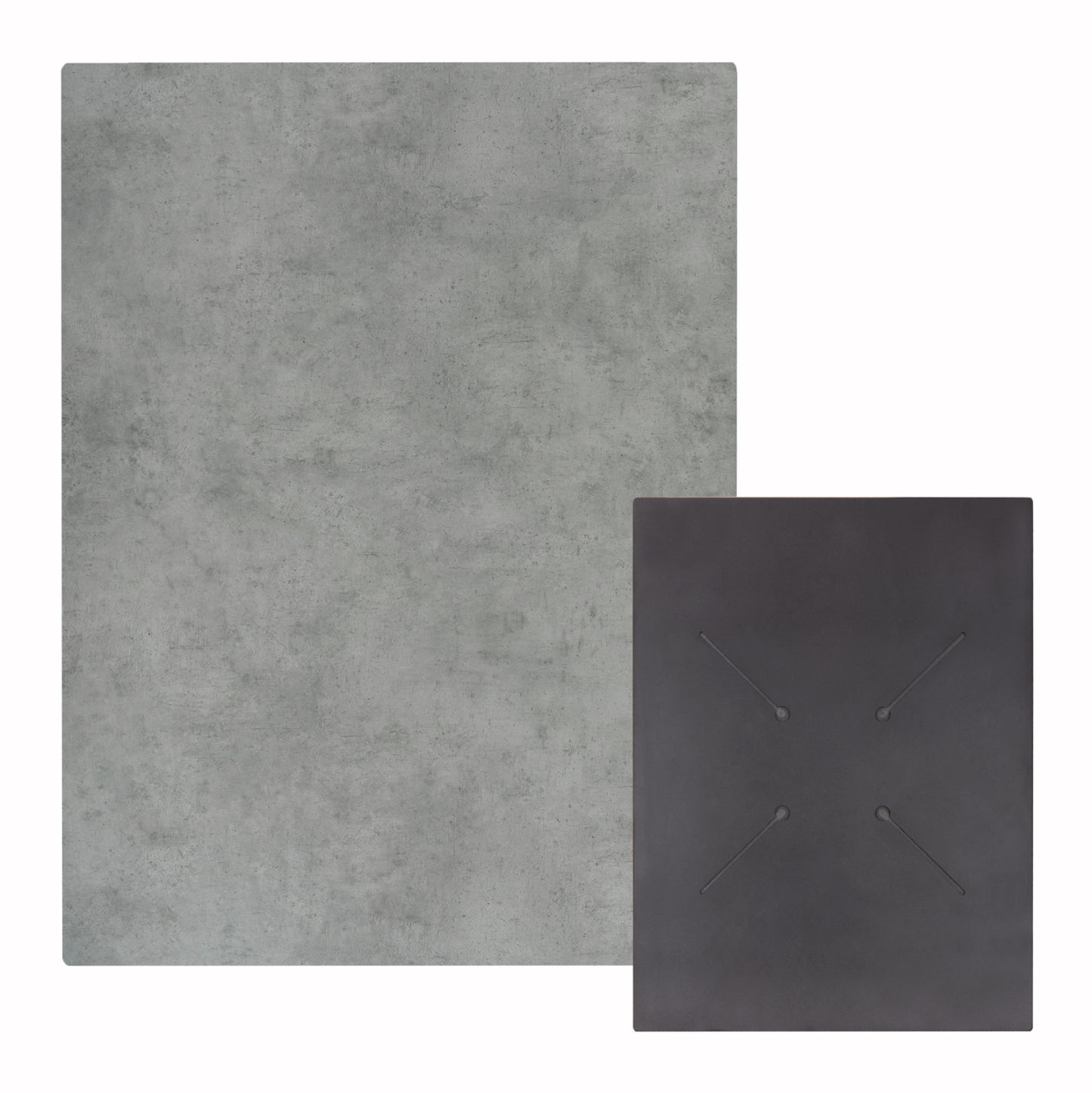 ΕΠΙΦΑΝΕΙΑ ΤΡΑΠΕΖΙΟΥ HPL ΟΡΘΟΓΩΝΙΑ CEMENT 60x80εκ