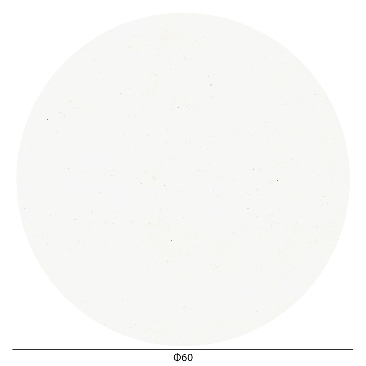 HPL TABLETOP ROUND WHITE Ø60cm
