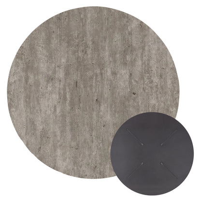 HPL ROUND TABLETOP CONCRETE Ø60cm