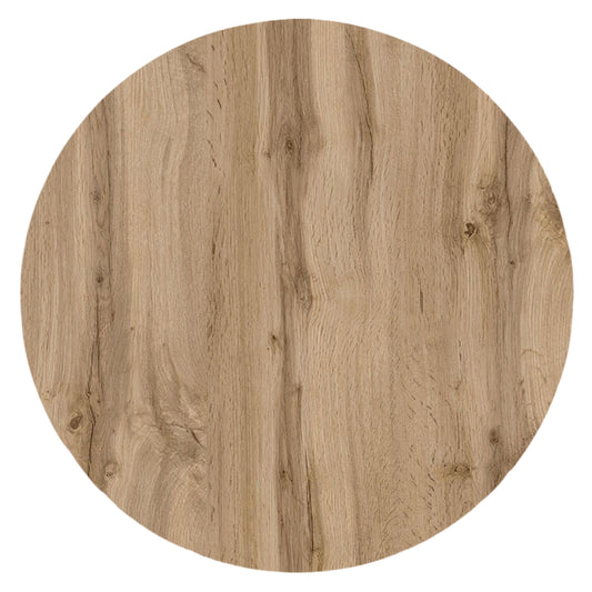 TABLE TOP HPL ROUND SONAMA OAK Ø120cm