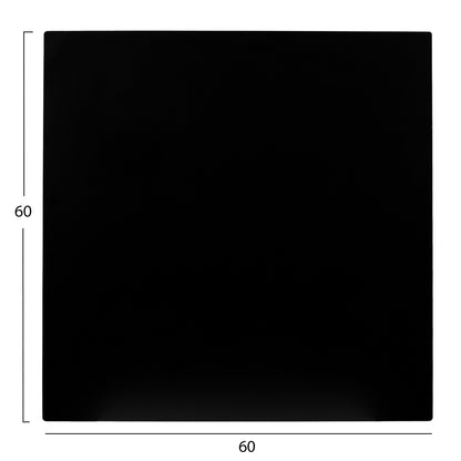 ΕΠΙΦΑΝΕΙΑ ΤΡΑΠΕΖΙΟΥ HPL ΤΕΤΡΑΓΩΝΗ ΜΑΥΡΟ 60x60εκ
