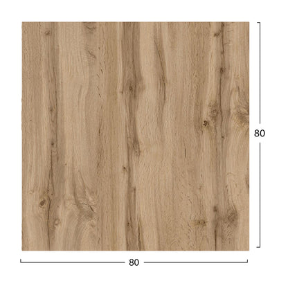 HPL TABLE TOP SQUARE SONOMA OAK 80x80cm