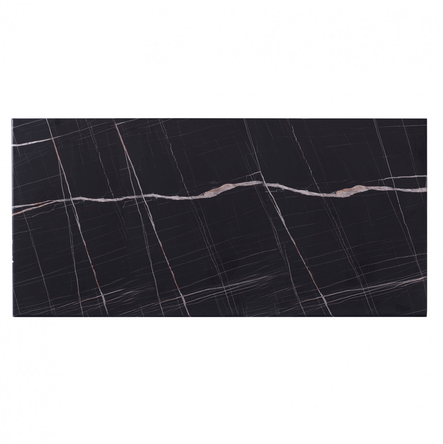 WERZALIT TABLETOP BLACK MARBLE 741 120x80x3.5
