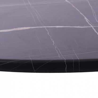 WERZALIT TABLETOP BLACK MARBLE 741 Ø70x2.5
