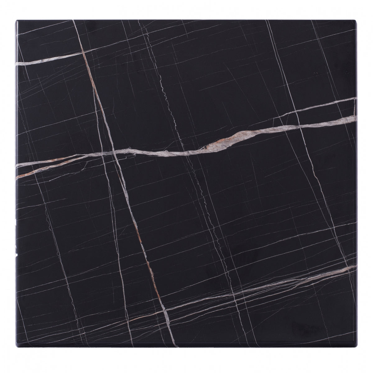 WERZALIT TABLETOP BLACK MARBLE 70x70x3.5