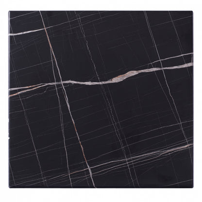 WERZALIT TABLETOP BLACK MARBLE 70x70x3.5