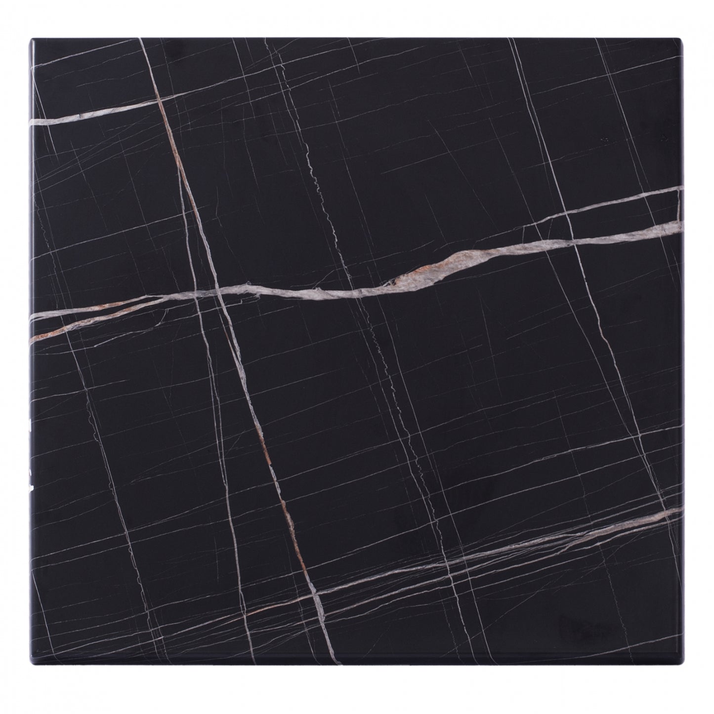 WERZALIT TABLETOP BLACK MARBLE 80x80x3.5