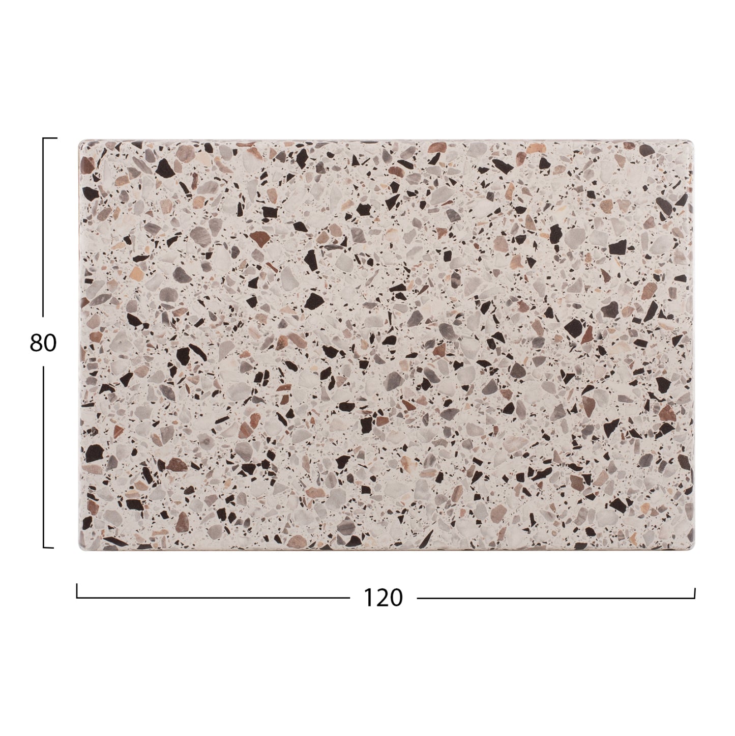 ΕΠΙΦΑΝΕΙΑ ΤΡΑΠΕΖΙΟΥ WERZALIT TERRAZZO 120x80x3.5