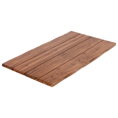 RECTANGULAR ACACIA SOLID WOOD TABLETOP 140x80x3.5