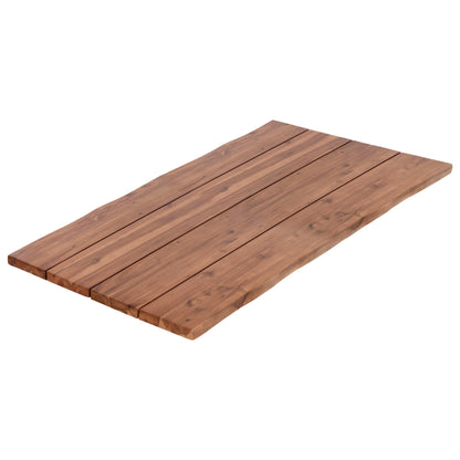 RECTANGULAR TABLETOP MADE OF SOLID ACACIA WOOD 160x80x3.5