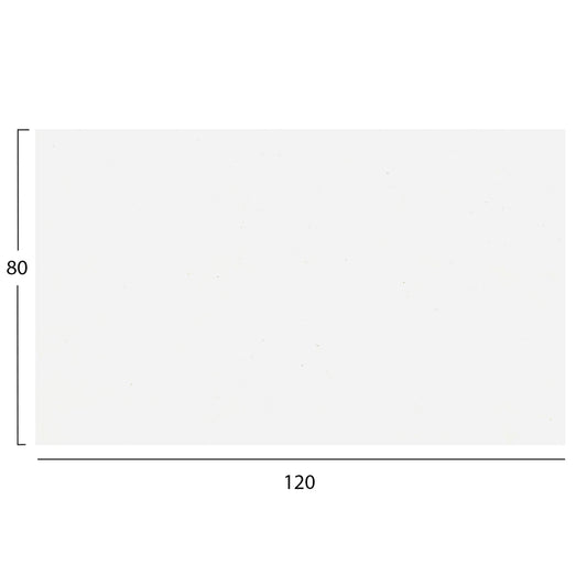 RECTANGULAR HPL WHITE TABLE TOP 120x80cm