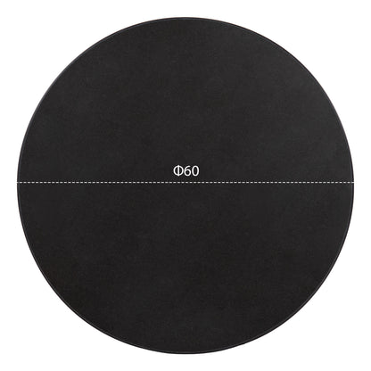 SINTERED STONE TABLETOP WITH BLACK ALU FRAME Ø60cm