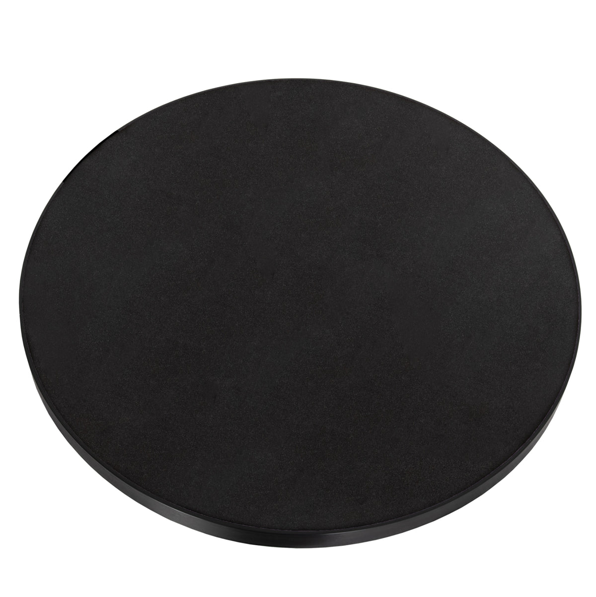 SINTERED STONE TABLETOP WITH BLACK ALU FRAME Ø60cm