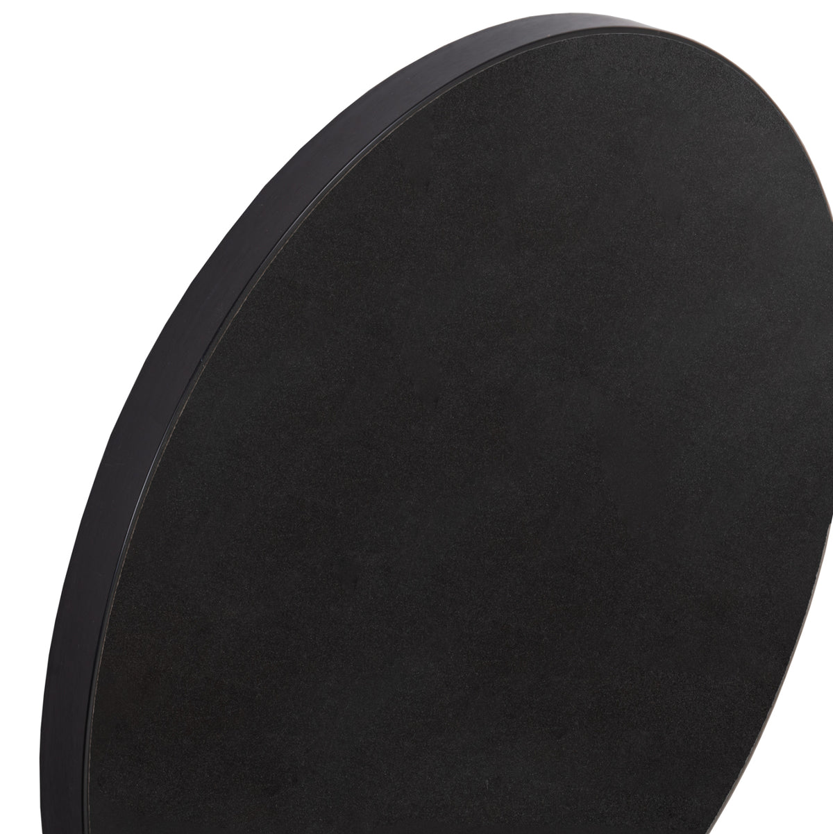 SINTERED STONE TABLETOP WITH BLACK ALU FRAME Ø60cm