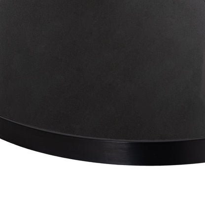 SINTERED STONE TABLE TOP WITH BLACK ALU FRAME D70cm