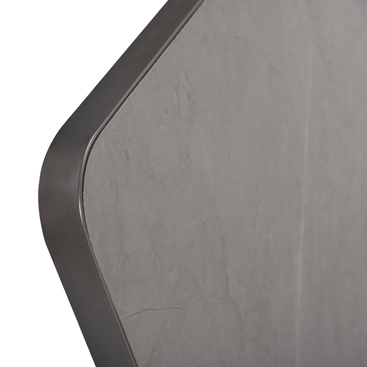 SINTERED STONE TABLE TOP RECTANGULAR ALU FRAME GREY 120x80cm