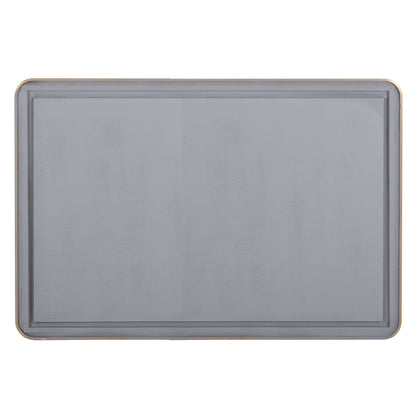 SINTERED STONE TABLE TOP RECTANGULAR GOLD ALU FRAME 120x80cm