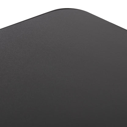 SINTERED STONE TABLE TOP SQUARE BLACK ALU FRAME 70x70cm
