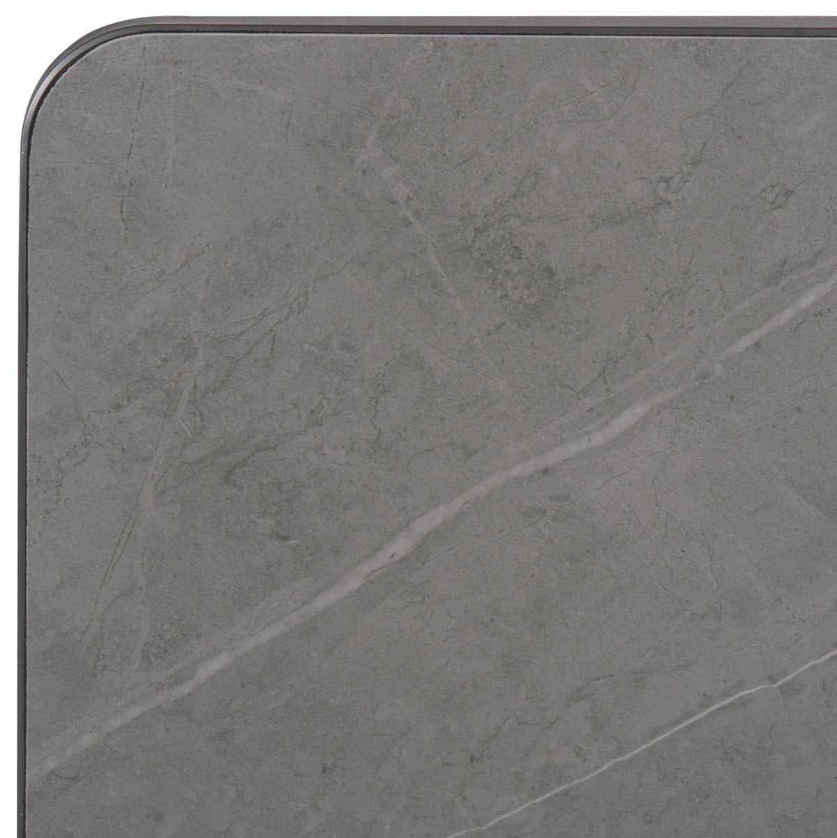 SINTERED STONE TABLE TOP SQUARE GREY ALU FRAME 70x70cm