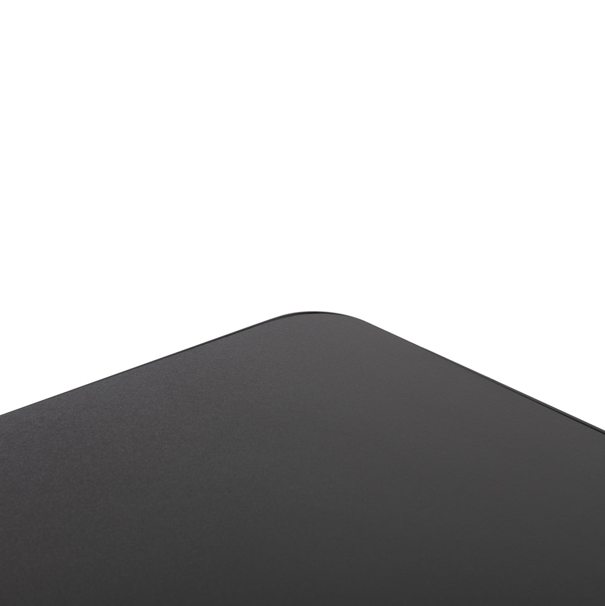SINTERED STONE TABLE TOP SQUARE BLACK ALU FRAME 80x80cm