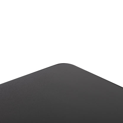 SINTERED STONE TABLE TOP SQUARE BLACK ALU FRAME 80x80cm