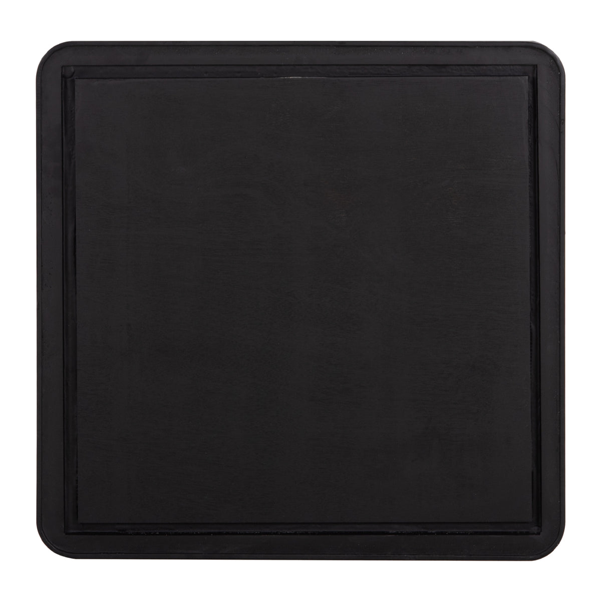 SINTERED STONE TABLE TOP SQUARE BLACK ALU FRAME 70x70cm