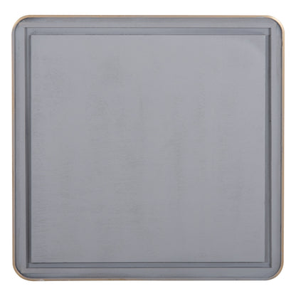 SINTERED STONE TABLE TOP SQUARE ALU FRAME GOLD 80x80cm