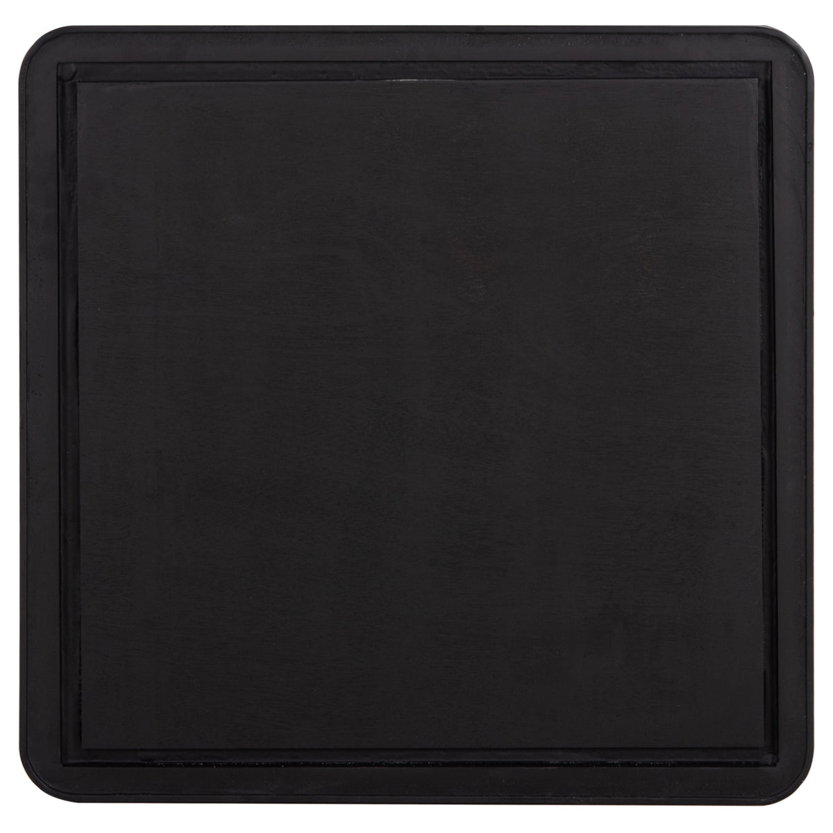 SINTERED STONE TABLE TOP SQUARE BLACK ALU FRAME 80x80cm