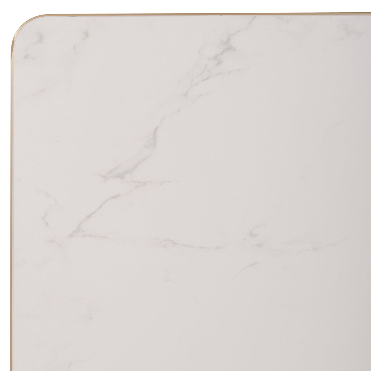 SINTERED STONE TABLE TOP SQUARE GOLD ALU FRAME 70x70cm