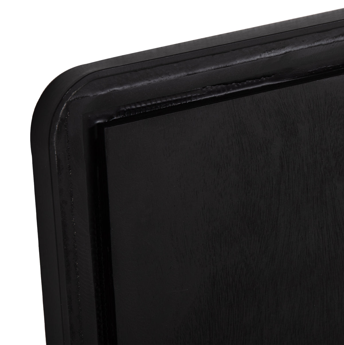 SINTERED STONE TABLE TOP SQUARE BLACK ALU FRAME 80x80cm