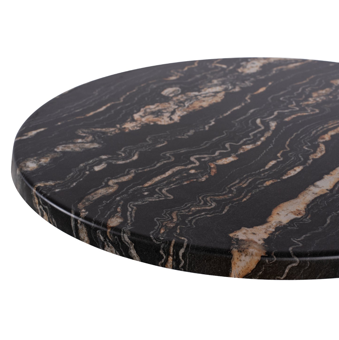 ΕΠΙΦΑΝΕΙΑ ΤΡΑΠΕΖΙΟΥ WERZALIT BLACK GOLD MARBLE Φ60x2.5