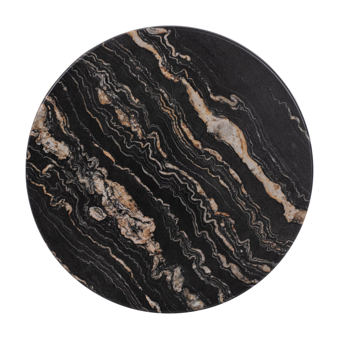 ΕΠΙΦΑΝΕΙΑ ΤΡΑΠΕΖΙΟΥ WERZALIT BLACK GOLD MARBLE Φ60x2.5