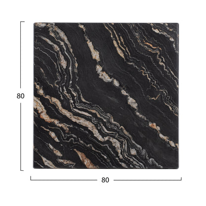 ΕΠΙΦΑΝΕΙΑ ΤΡΑΠΕΖΙΟΥ WERZALIT BLACK GOLD MARBLE 80x80x3.5