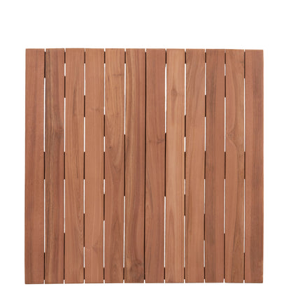 SQUARE TEAK WOOD TABLE TOP NATURAL 60x60x4
