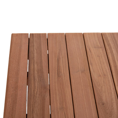 SQUARE TEAK WOOD TABLE TOP NATURAL 60x60x4
