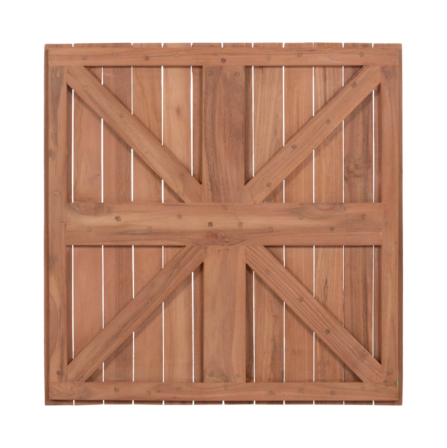 SQUARE TEAK WOOD TABLE TOP NATURAL 60x60x4