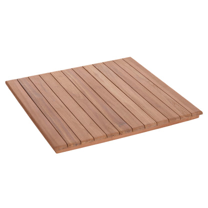 SQUARE TEAK WOOD TABLE TOP NATURAL 60x60x4